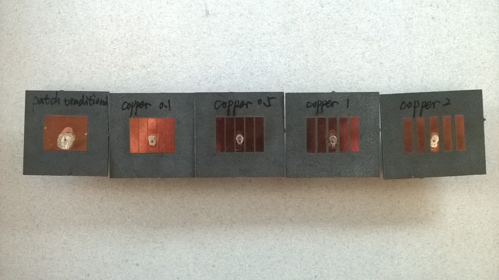 E-plane Sliced Patch Antenna 5.6 - 6 GHz