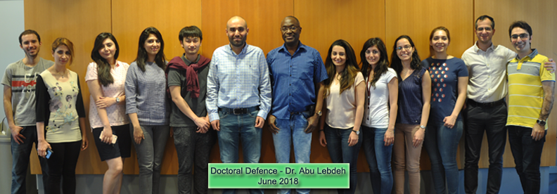 Doctoral Defence - Dr. Abulabdeh - June. 2018