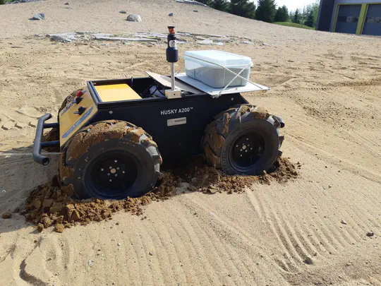 CSA Mars yard 2021 rover field test