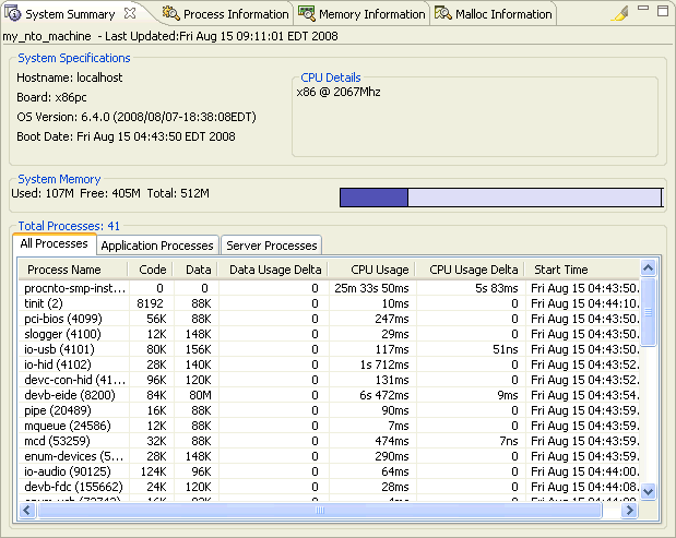 System information